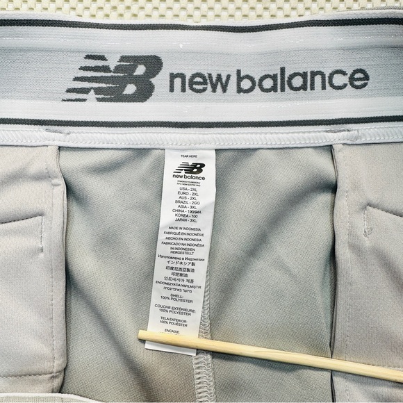New Balance Adversary 2 Baseball Solid Knicker Athletic Pants - Grey - Picture 10 of 10